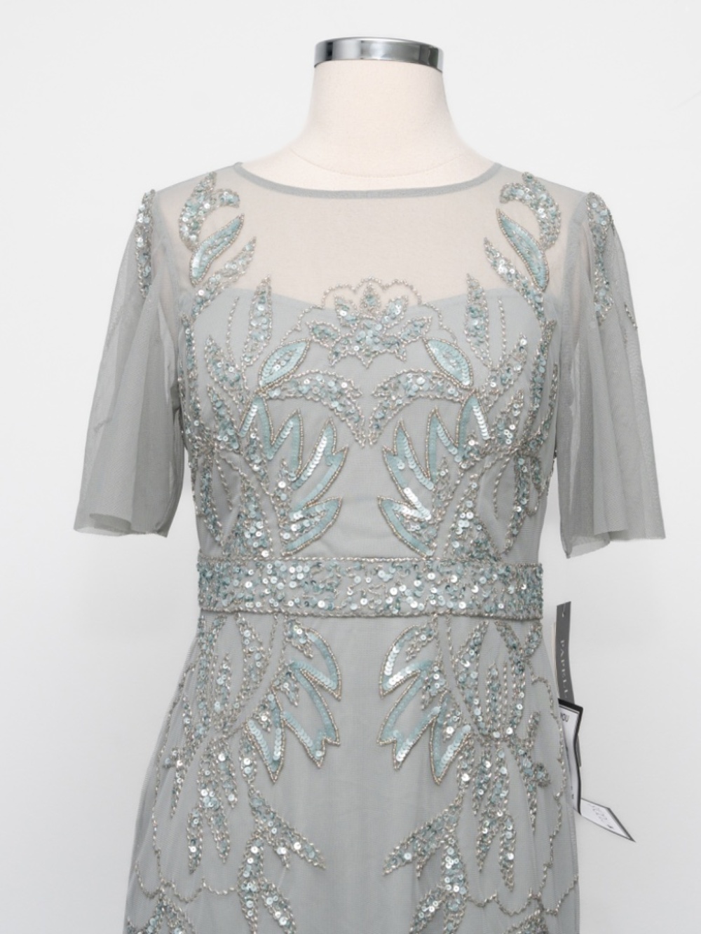Adrianna Papell - Papell Studio Beaded Cocktail Dress - Picture 7 of 13